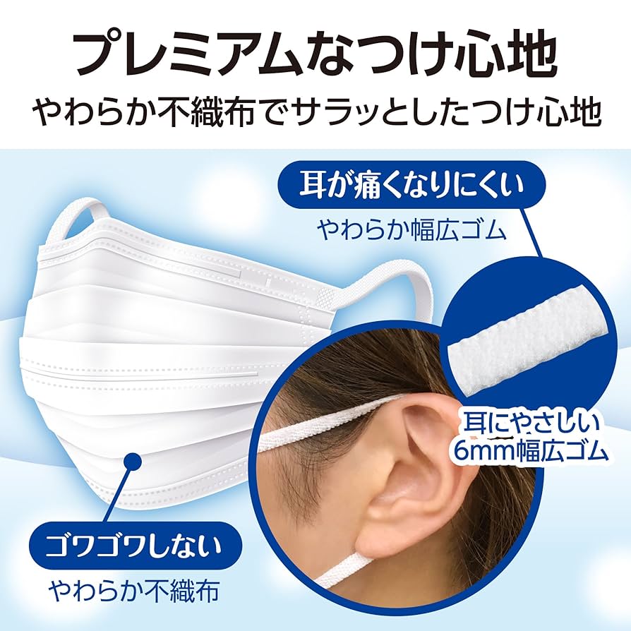 Presto! マスク ふつうサイズ PM2.5対応 200枚 Amazon.co.jp: by Amazon マスク ふつうサイズ (約165mm×約90mm